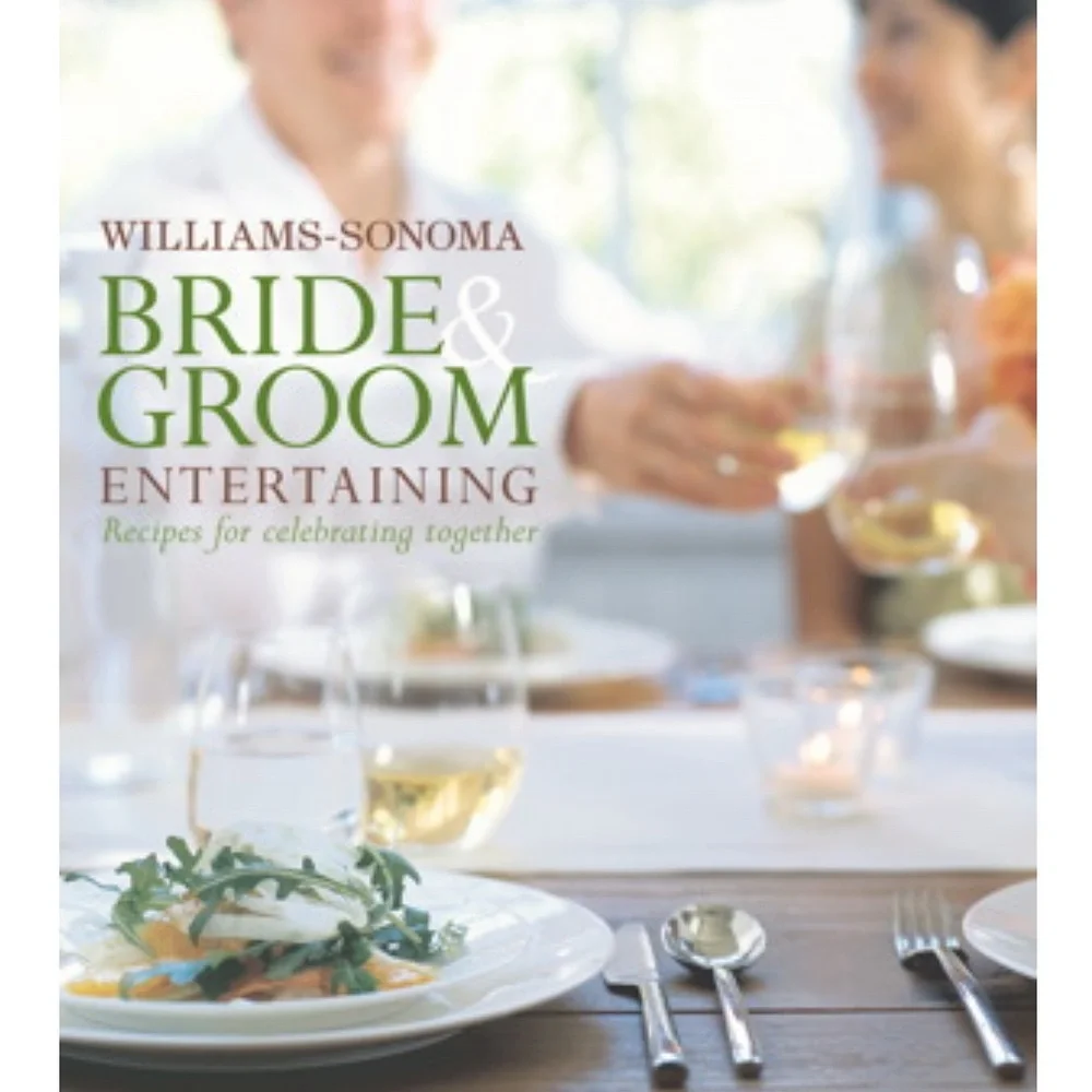Williams-Sonoma Bride & Groom Entertaining Cookbook Engagement Wedding Gift NWT
